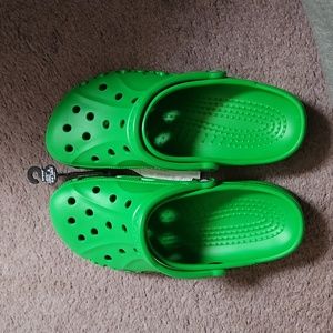 Green crocs